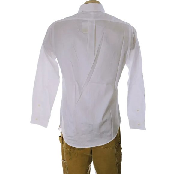 Polo Ralph Lauren White Cotton Button Down Shirt Sz S Classic Fit NWT $99 - Picture 4 of 5